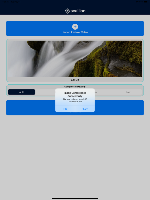 Screenshot #5 pour scallion - AI Compressor