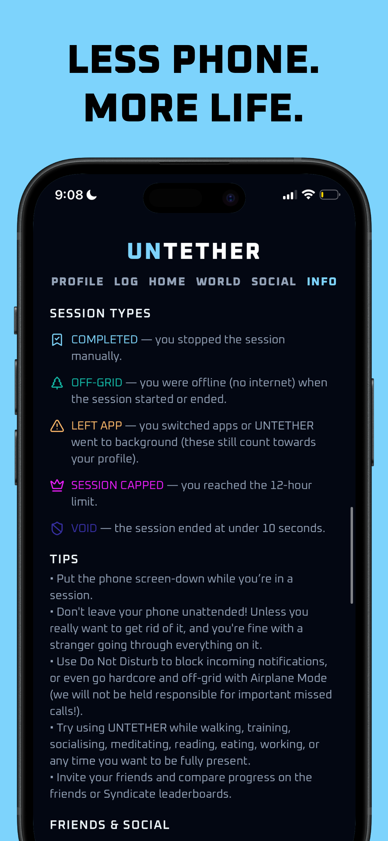 UNTETHER: Resist the Pull
