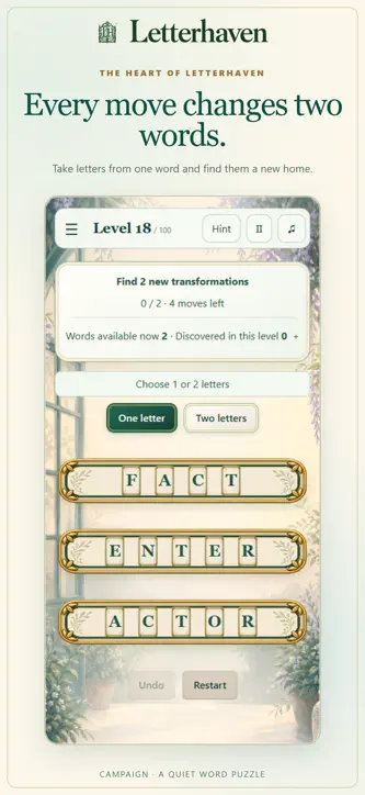 Letterhaven: Word Puzzle Game screenshot 2