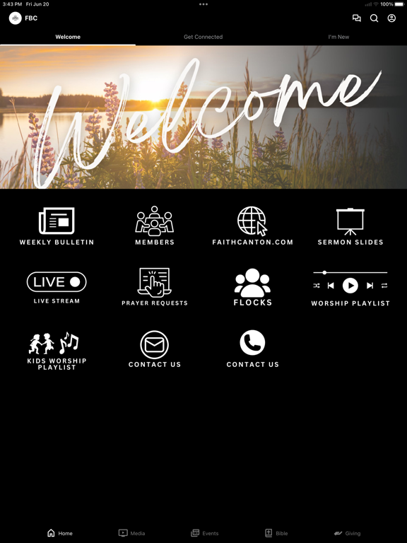 Faith Bible Canton iPad screenshot 1 - Education app