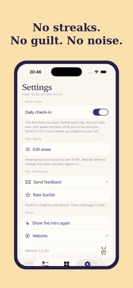 Sunlist: Goal Tracker & Widget screenshot