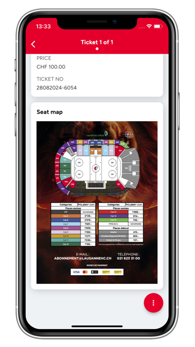 LHC Tickets Screenshot