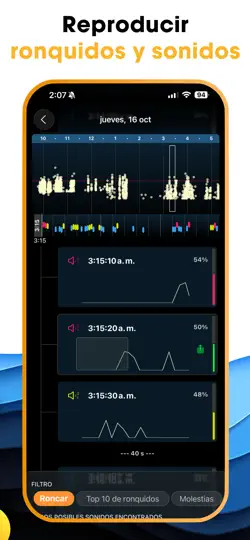 Captura de pantalla de AutoSnore: Graba Tus Ronquidos en iPhone 4