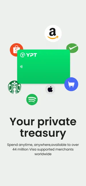 YPT: Crypto Card & Pay screenshot 1