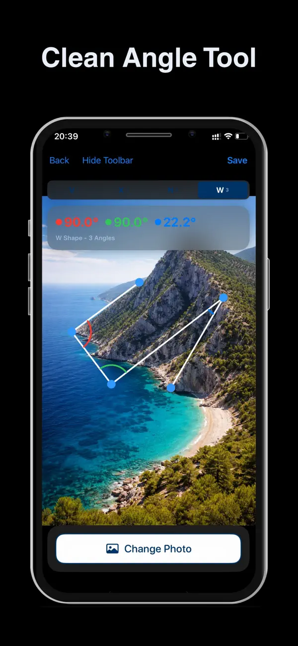 Screenshot #3 pour Angle Finder & Measure Bevel