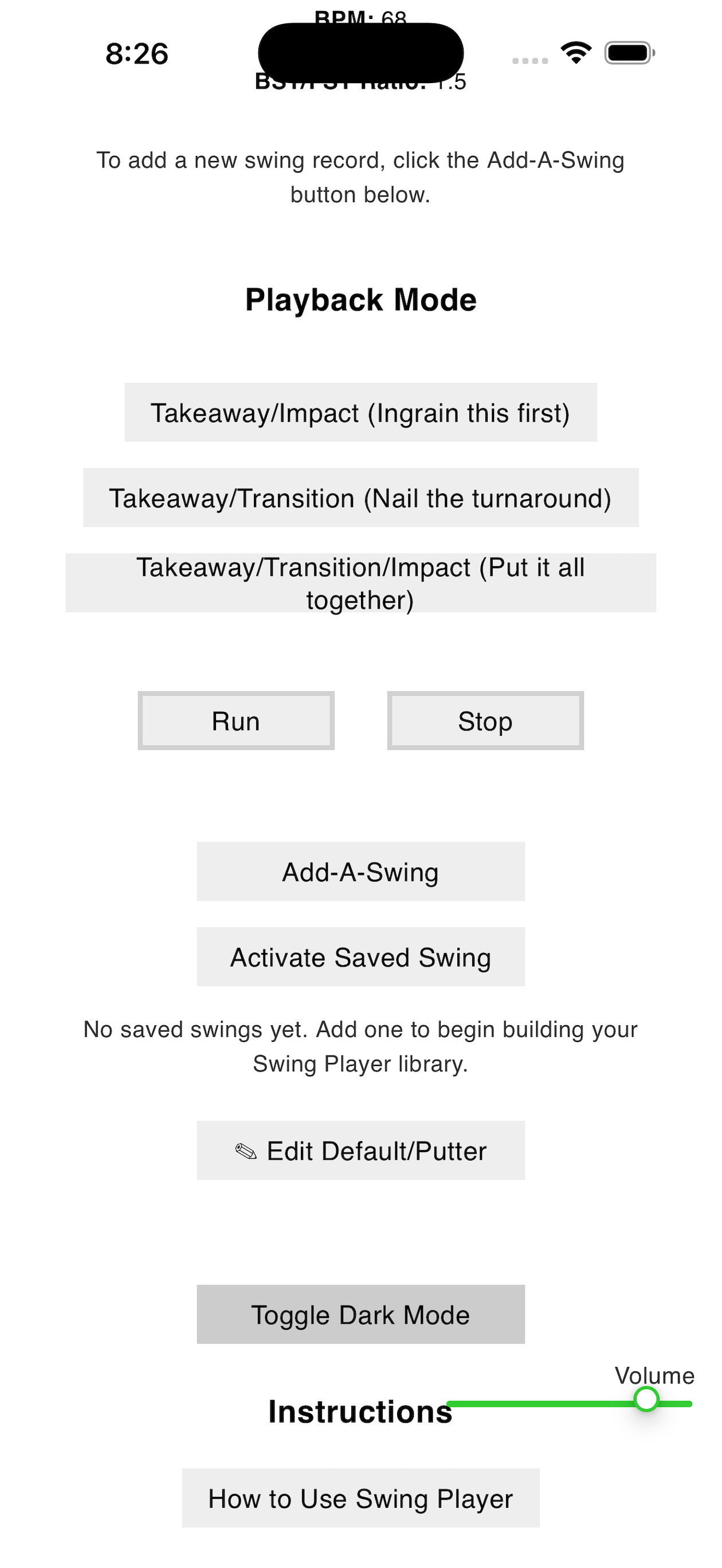 Swing Player screenshot 2