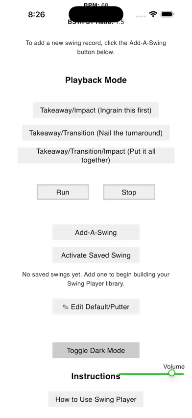 Swing Player screenshot 2