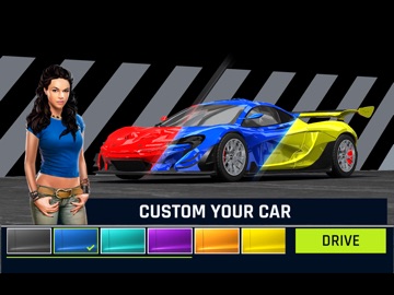 High Speed Car Driving Game 3D iPad screenshot