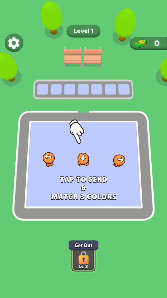 #1. Crowd Escape 3D! (iOS) 由: Ozan Kasikci