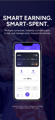 Aurea - Money & Crypto Screenshot 3 of 7