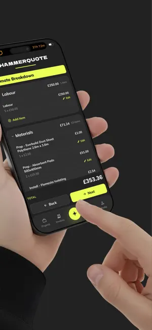 Hammerquote AI Cost Estimator screenshot 2