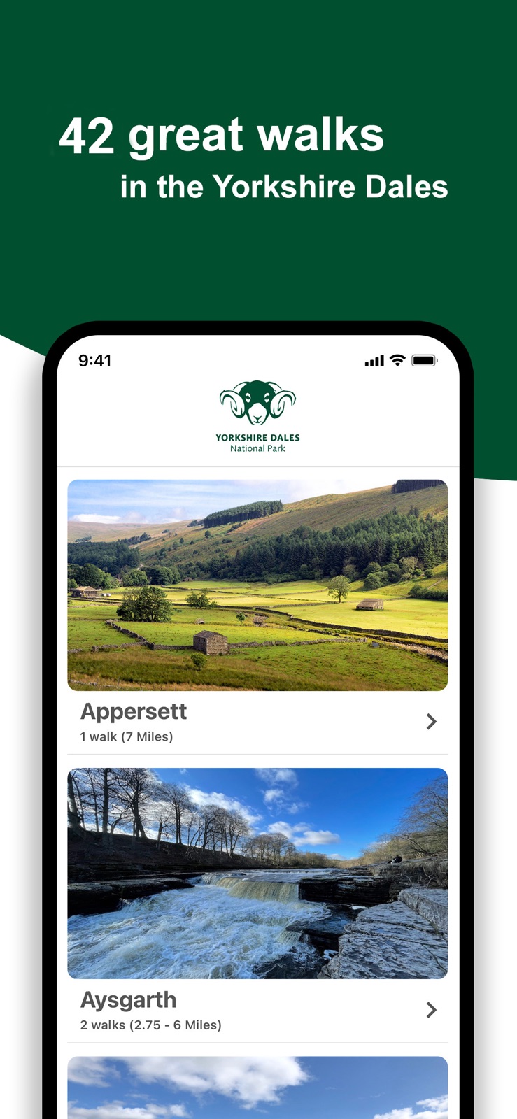Yorkshire Dales National Park iphone screenshot 1