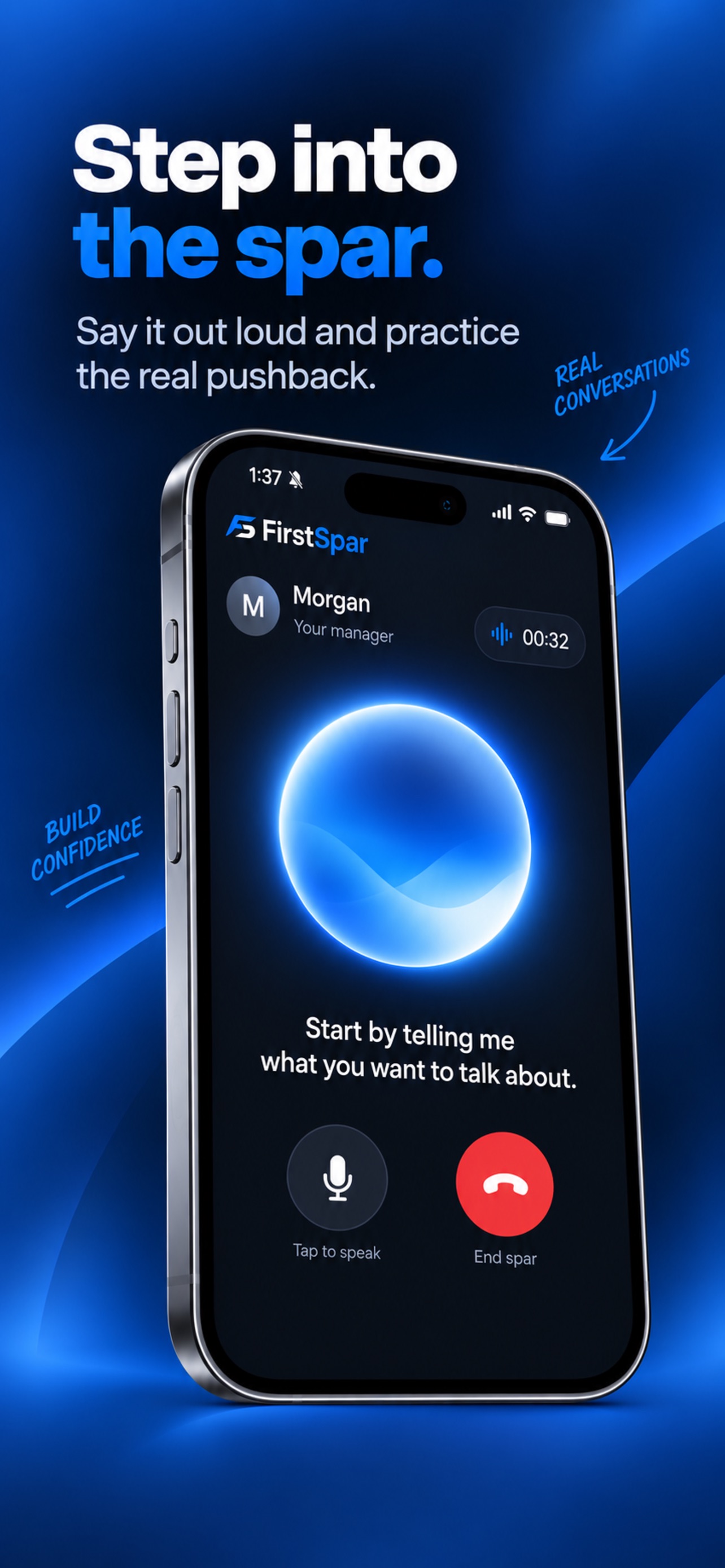Screenshot 2 of FirstSpar: Work Conversations