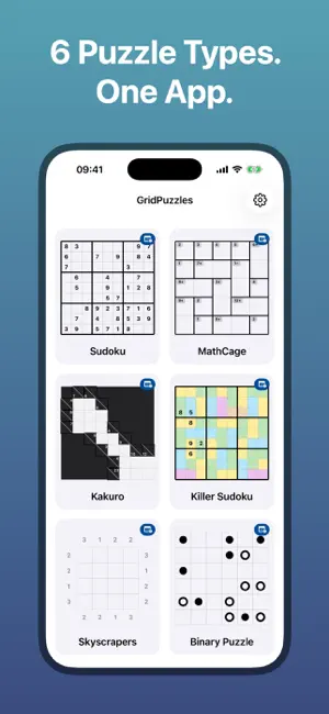 GridPuzzles – Sudoku & More screenshot 1