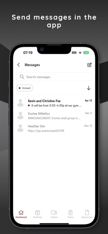 Evolve Athletics iPhone screenshot