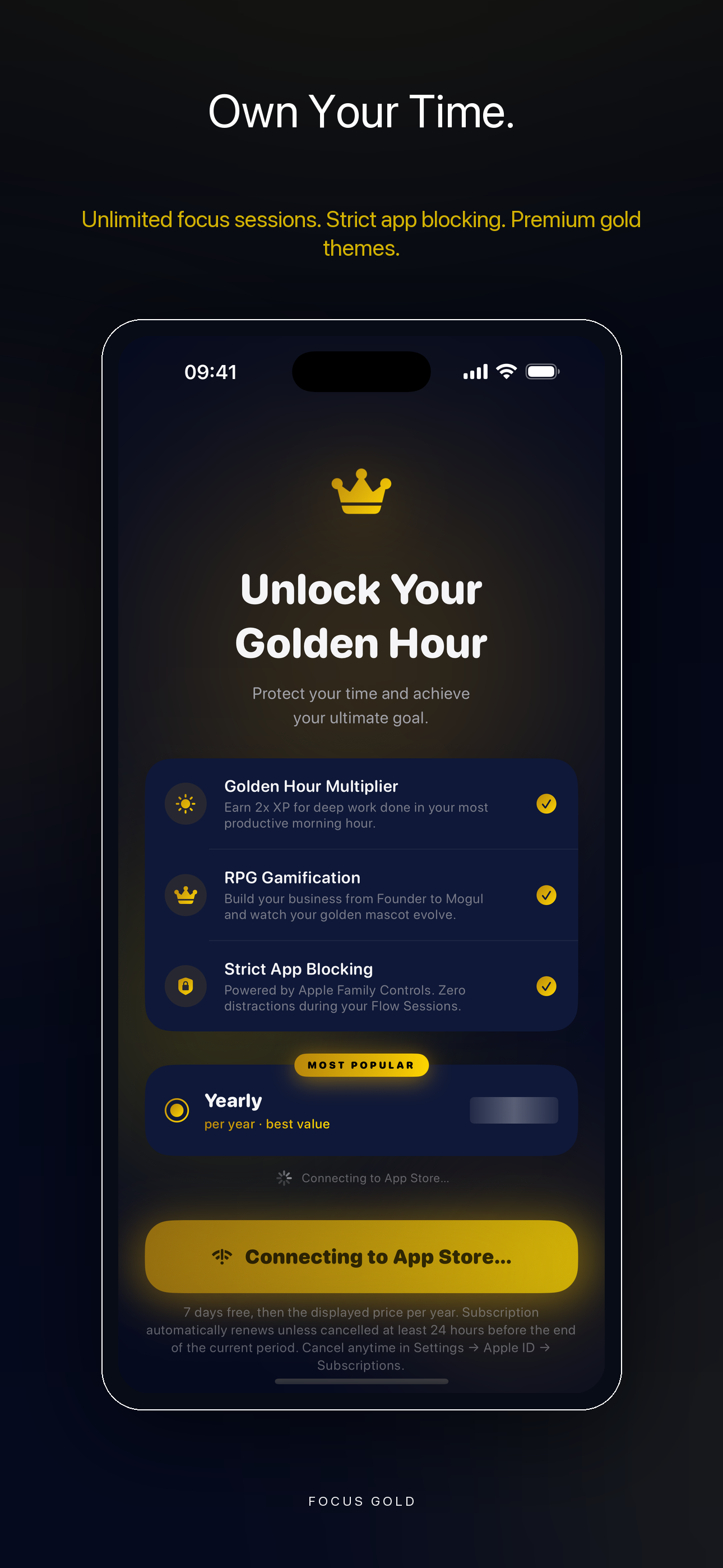 Deep Work: FocusGold