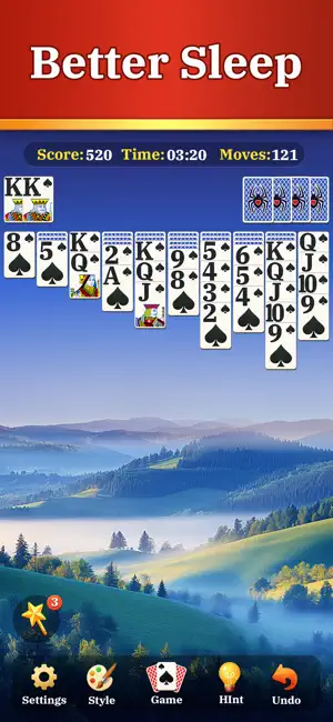 Spider Solitaire Zen Card Game screenshot 4