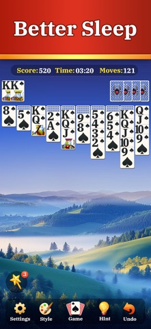 Spider Solitaire Zen Card Game Screenshot 4 of 5