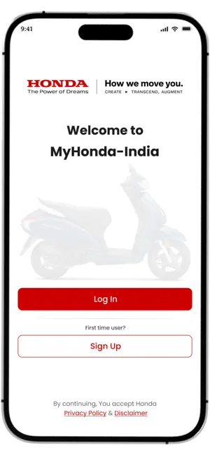 MyHonda-India iPhone screenshot 1