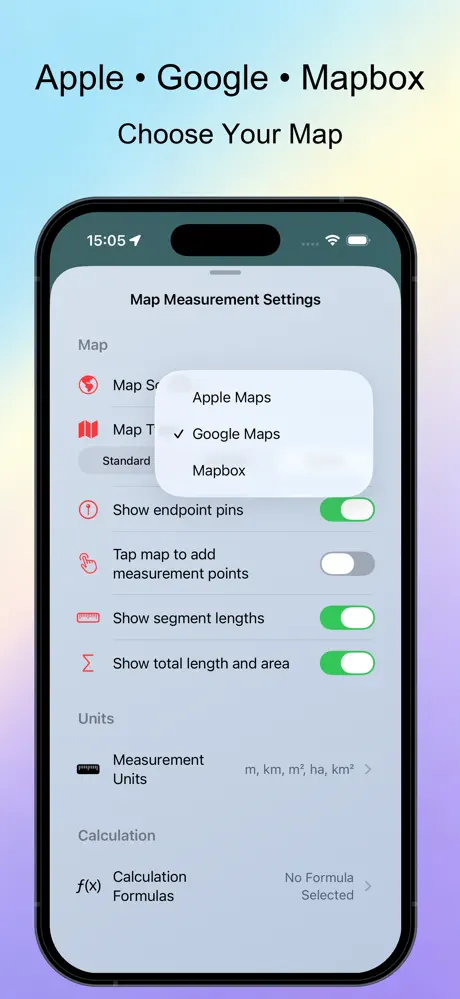 《Planimeter Pro for map measure》App screenshot 6
