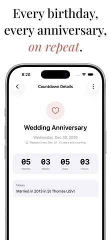 Countdowns: Track What Matters Screenshot 2 of 5