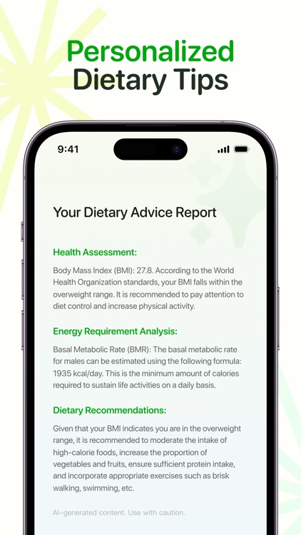 miamia - Ai food diary