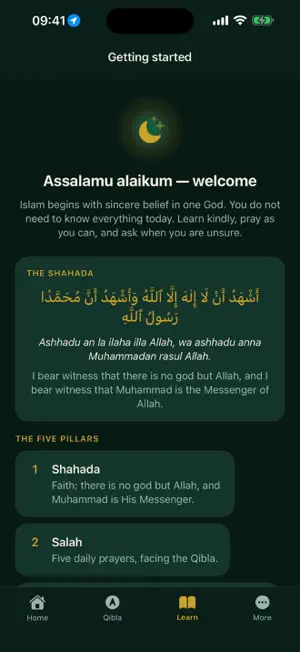 QiblaOne: Revert app screenshot 2