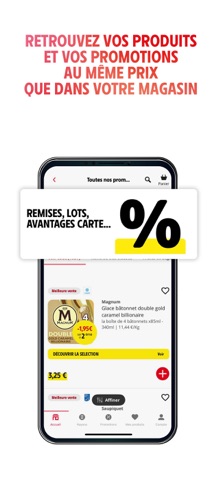 Intermarché – courses en ligne iPhone screenshot 2
