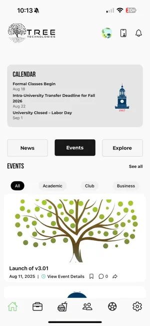 Rooted: University Hub screenshot 2