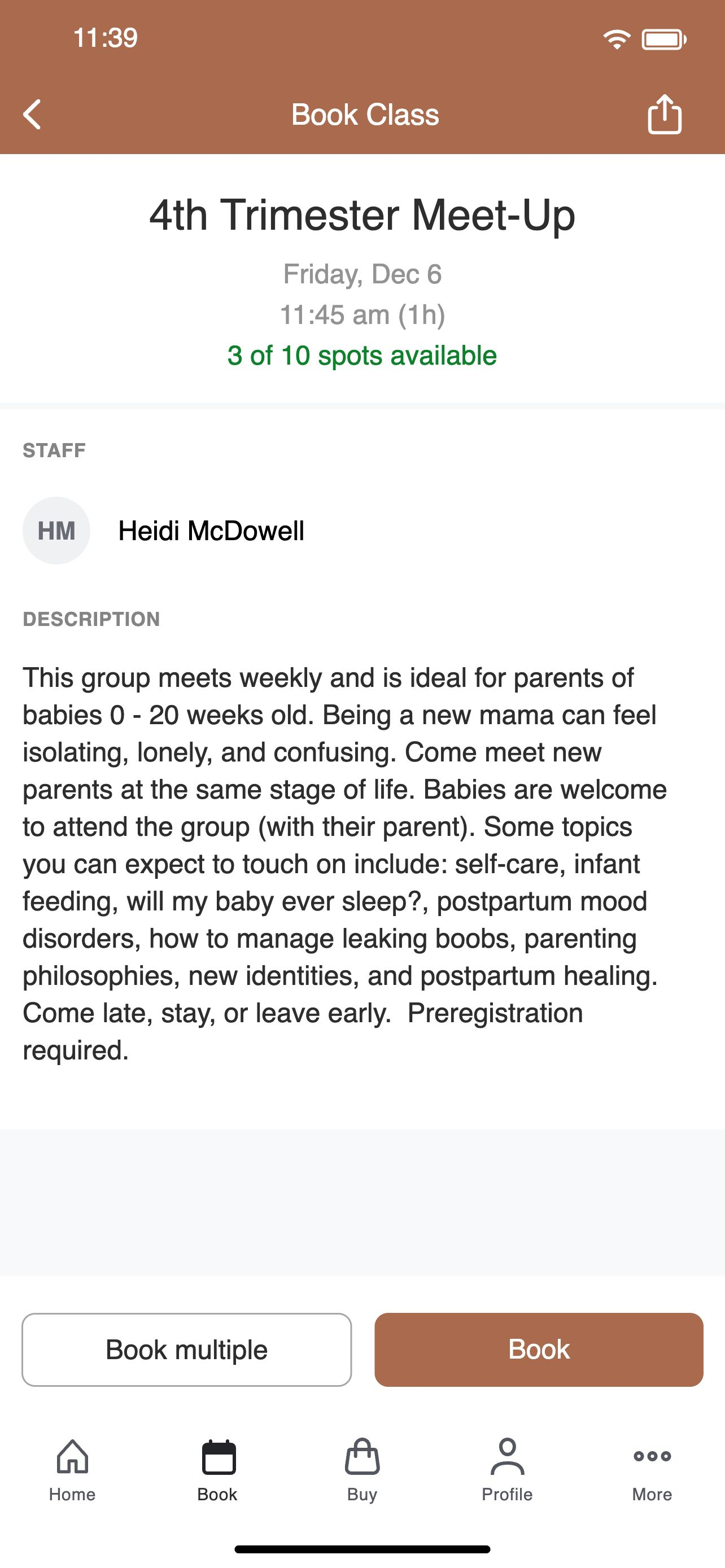Mind Body Baby screenshot 3