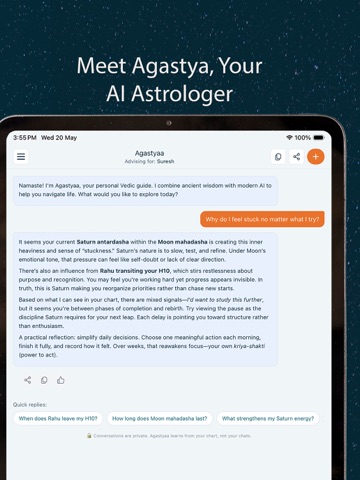 Astrosure.ai iPad screenshot