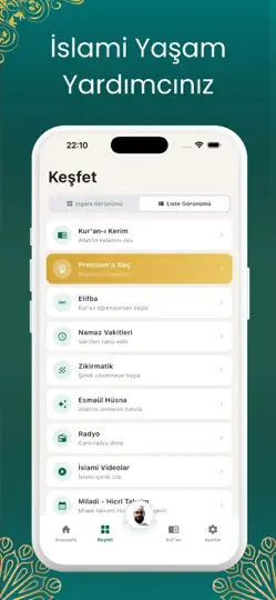 Dualar Ve Sureler : Ezan Vakti iPhone Ekran Görüntüsü 6