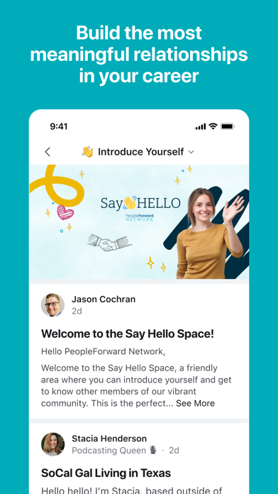 Screenshot 1 of PeopleForward Network App
