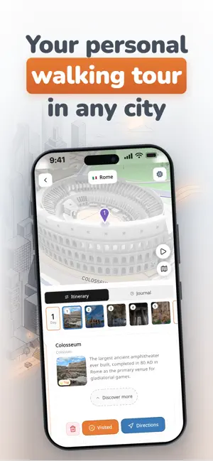 Walky: Trip Itinerary Planner screenshot 1
