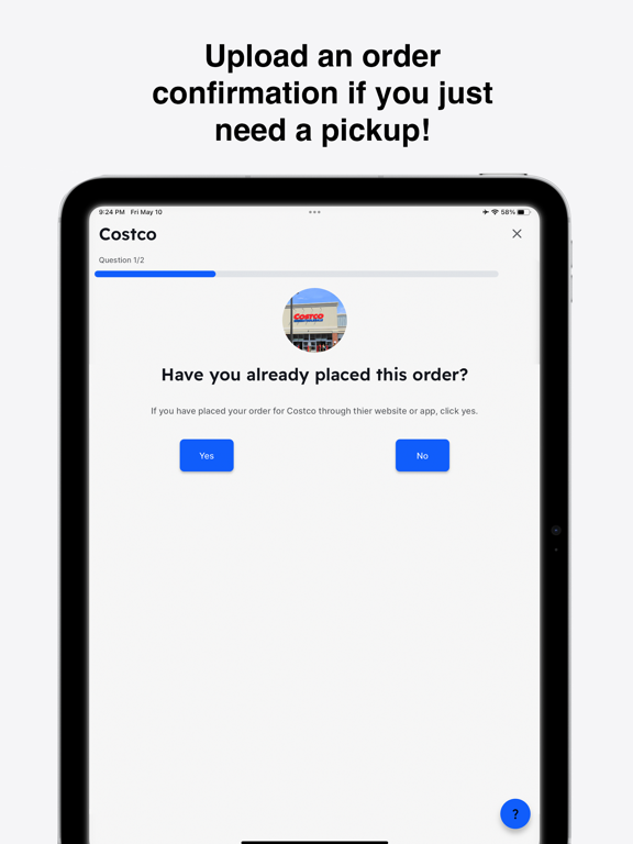 Argo Delivery iPad screenshot 2 - Shopping app