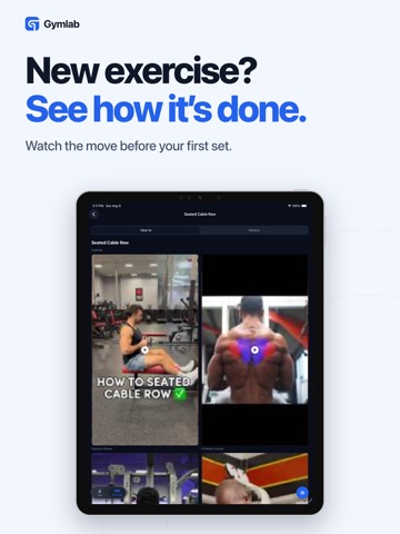Gymlab: Workouts & Strain iPad screenshot