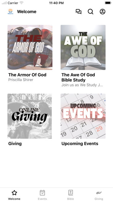 Welcome Ministries iPhone screenshot