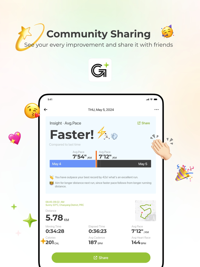 Gogogola Running Tracker