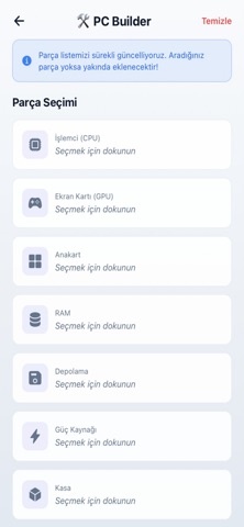Donanım Kıyasla screenshot