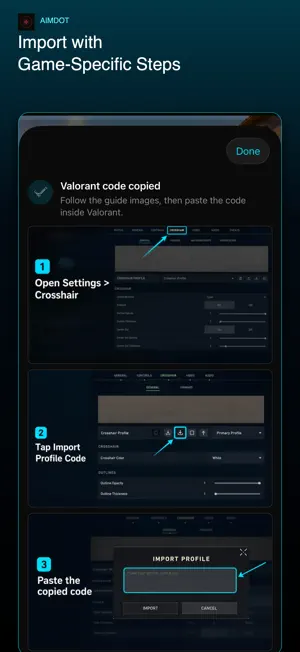 Aimdot - Crosshair Maker screenshot 3