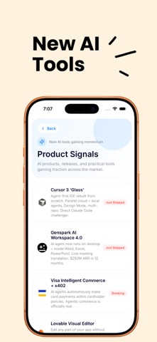 Mirai: AI News & Tools screenshot