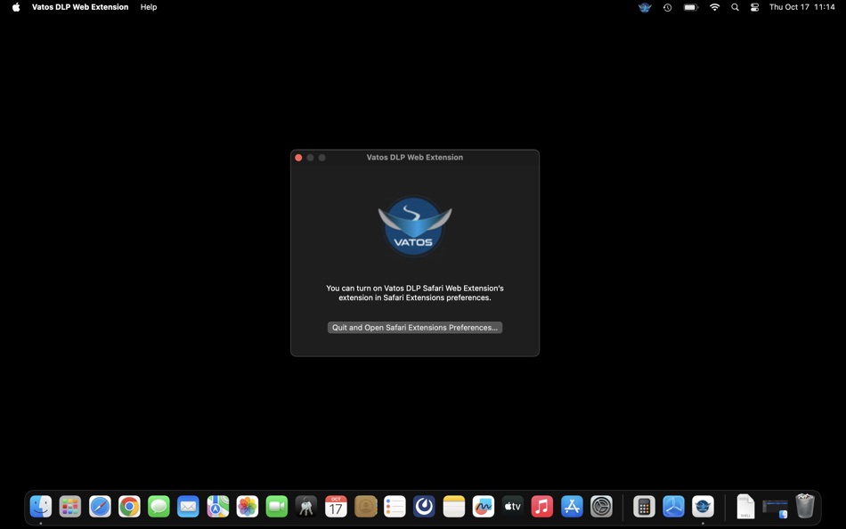 #1. Vatos DLP Web Extension (macOS) 由: CRYPTTECH (KRIPTEK KRIPTO VE BILISIM TEKNOLOJILERI SANAYI TICARET ANONIM SIRKETI)