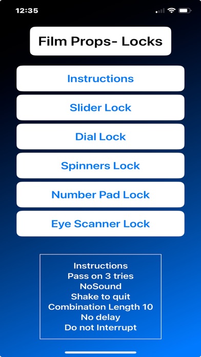 Screenshot #1 pour FilmProps-Locks