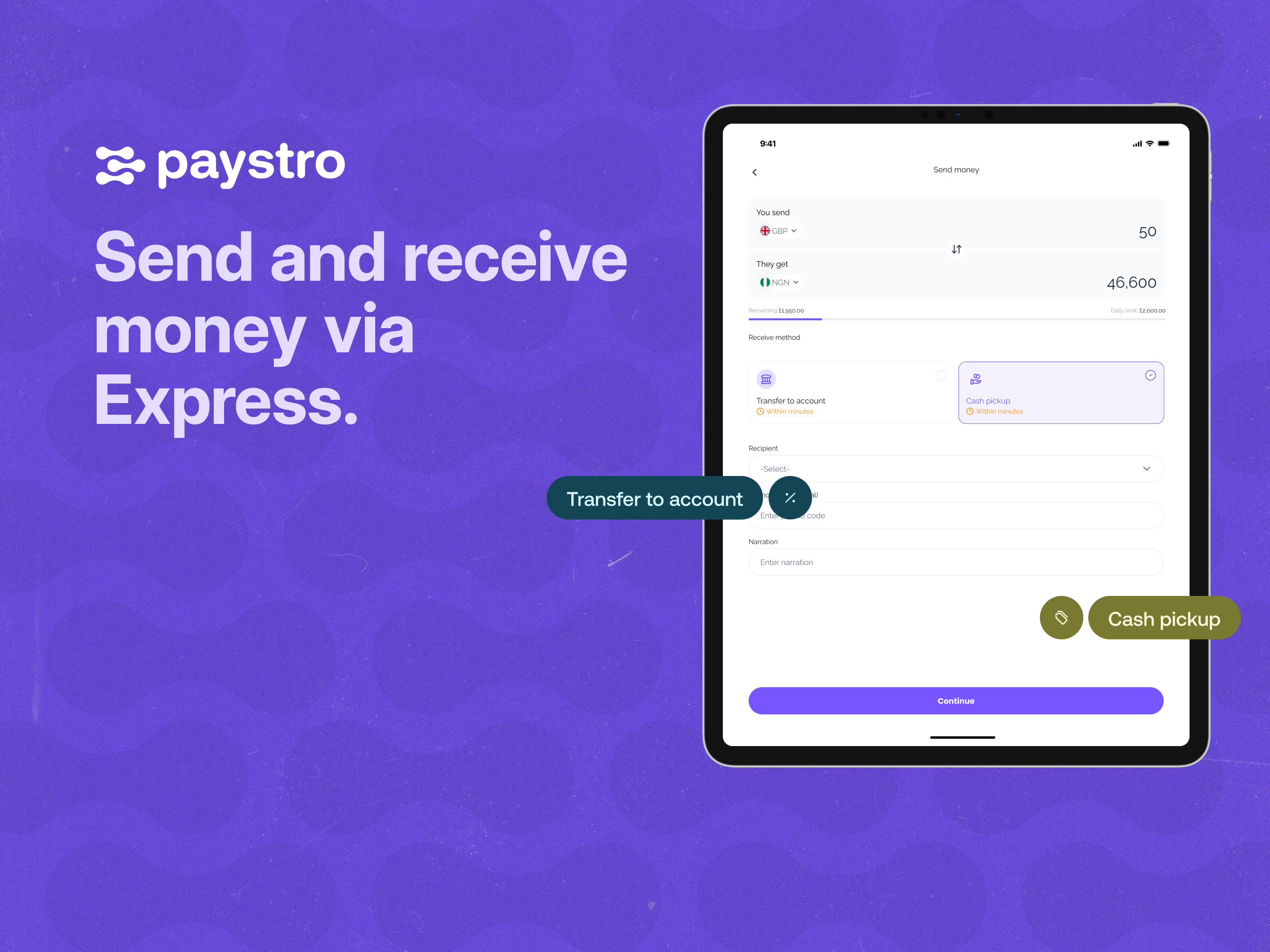 Paystro: Send money to Africa screenshot 19
