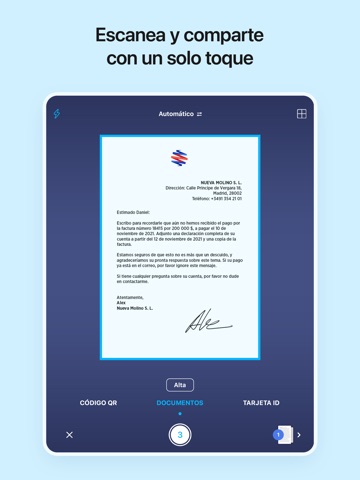 iScanner - Escáner PDF iPad screenshot 1