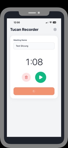 Tucan.ai Recorder iPhone screenshot