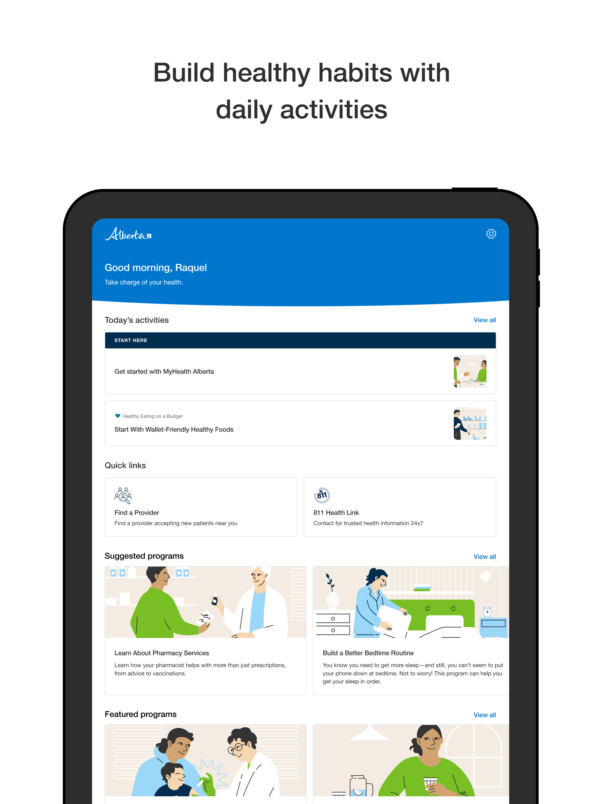 MyHealth Alberta screenshot 8