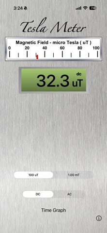 Tesla Field Meter screenshot