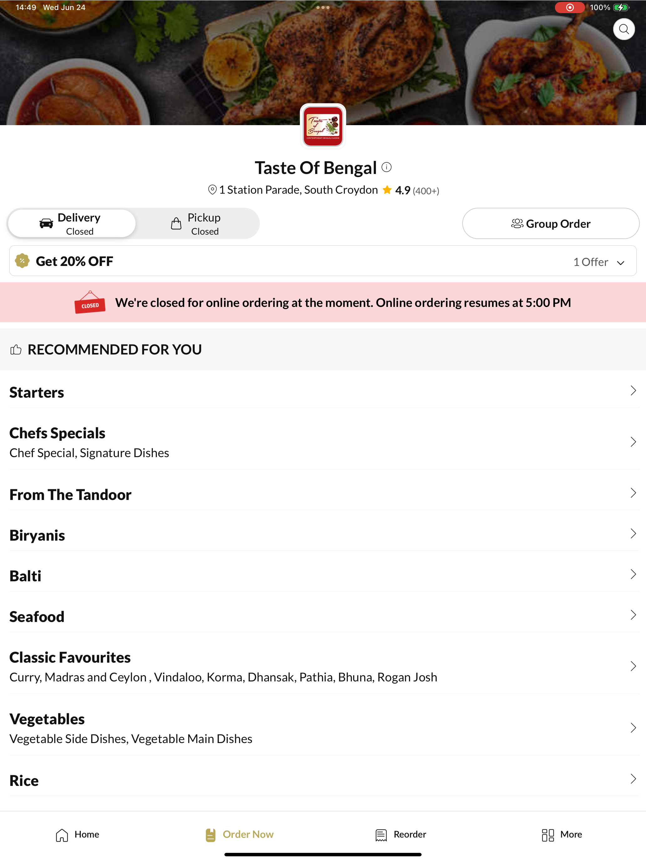 Taste Of Bengal Surrey screenshot 6