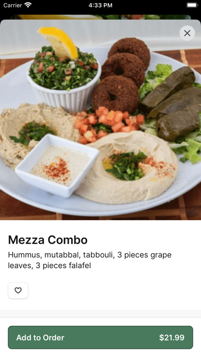 Omaya’s Lebanese Cuisine iPhone screenshot 3 - Food & Drink app